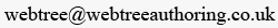 email address webXtree@webXtreeXauthoring.XcoX.uk remove all X's
